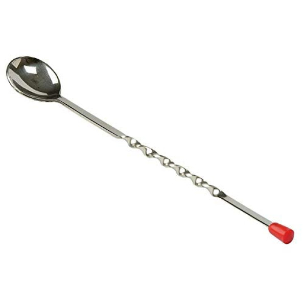 Bar Spoon With Red Knob 12"