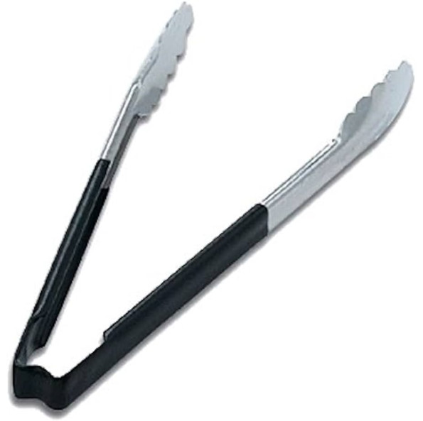 Tong Utility 12" W/Pvc -Black Colour (0.9 Mm).