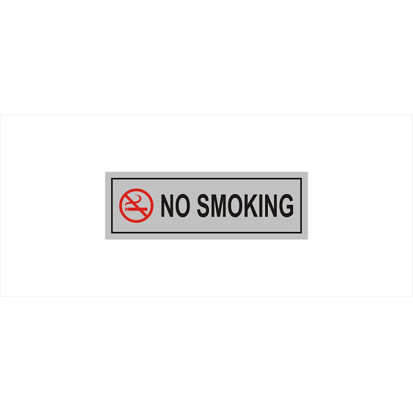 SIGN NO SMOKING (BLACK / RED) S/S