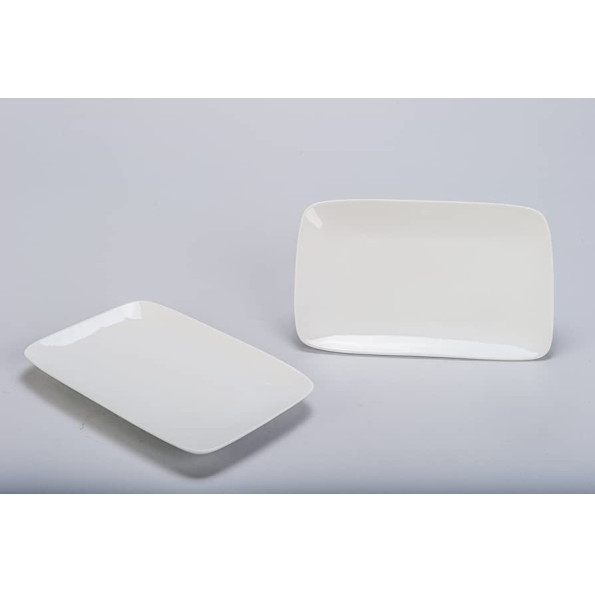 Snacks Platter Square 15cm/ Ariane Square Serving Platter Set Of 12Pcs