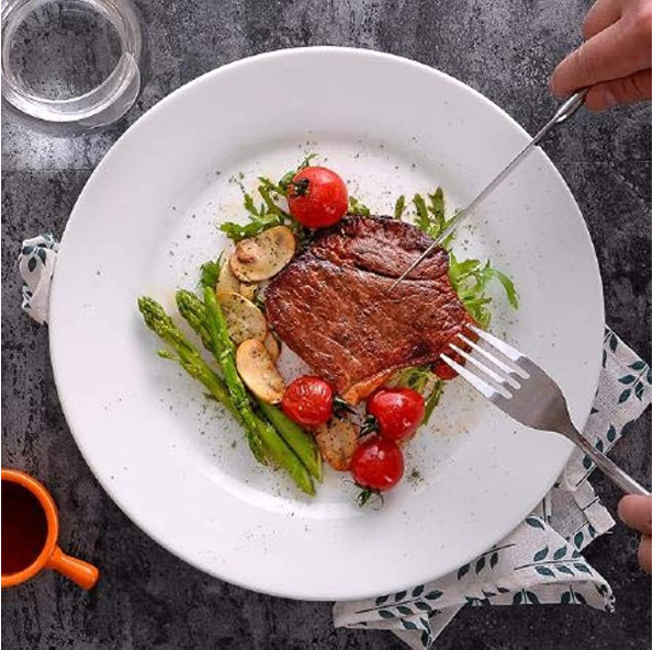 Ariane Elevated Dessert Plate set Of 12Pcs