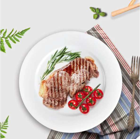 Ariane Elevated Dinner Plate set Of 12Pcs