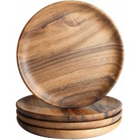 Wooden pizza plate without handle 10"