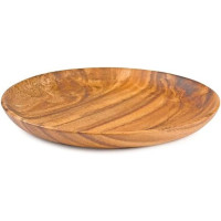 Wooden pizza plate without handle 12"