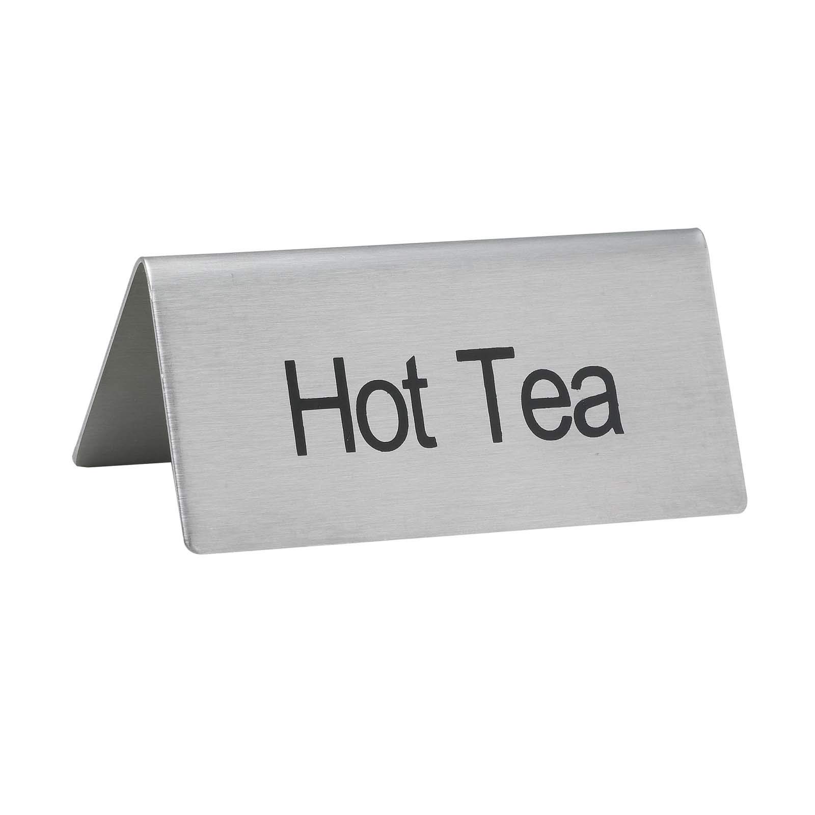 SIGN BUFFET TENT HOT TEA S/S