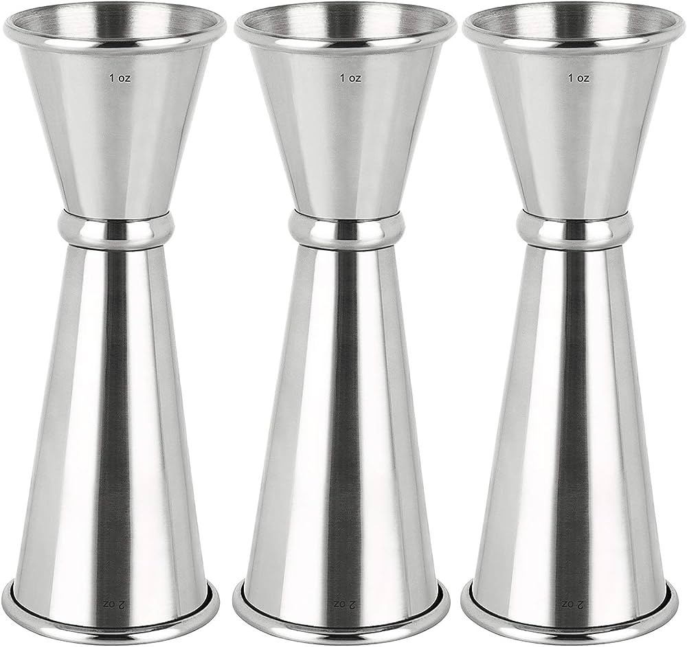 Jigger W/Inside Marking 30x 50ml.(W/Flange) Mirror