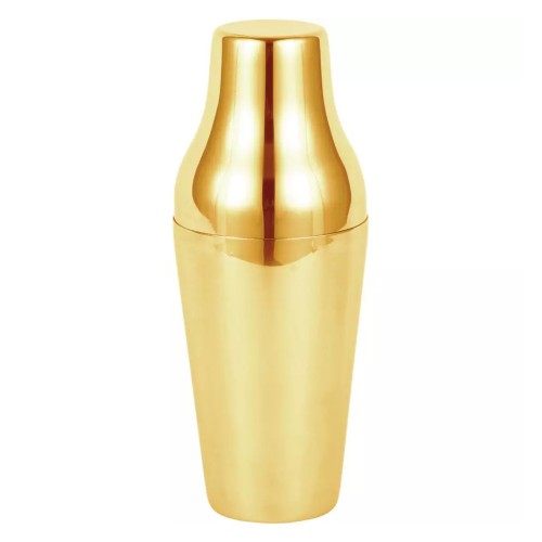 Cocktail Shaker 2 Pc (20 Oz) with PVD Gold
